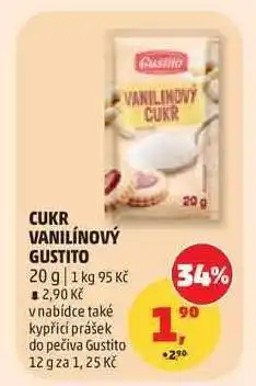 Penny Market CUKR VANILÍNOVÝ GUSTITO nabídka