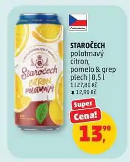 Penny Market Staročech polotmavý citron, pomelo & grep plech nabídka