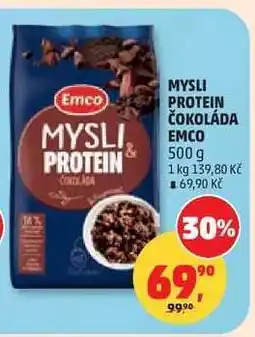 Penny Market MYSLI PROTEIN ČOKOLÁDA EMCO nabídka