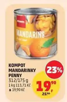 Penny Market KOMPOT MANDARINKY PENNY nabídka