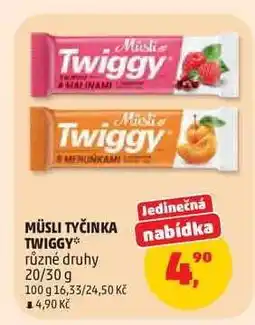 Penny Market Müsli Tyčinka Twiggy nabídka