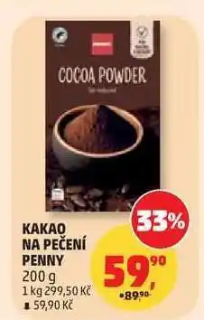 Penny Market KAKAO NA PEČENÍ PENNY nabídka