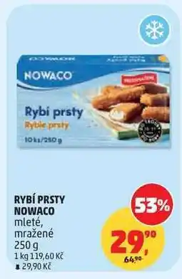 Penny Market RYBÍ PRSTY NOWACO nabídka