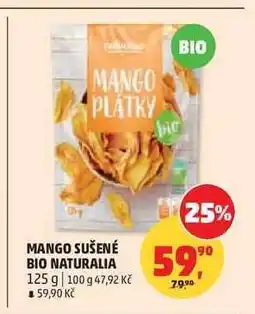 Penny Market MANGO SUŠENÉ BIO NATURALIA nabídka