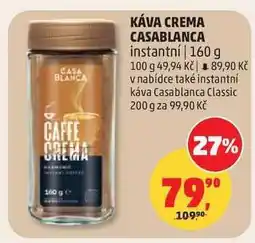 Penny Market KÁVA CREMA CASABLANCA instantní nabídka