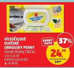 Penny Market Víceúčelové vlhčené ubrousky Penny nabídka