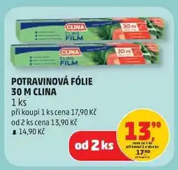 Penny Market POTRAVINOVÁ FÓLIE 30 M CLINA nabídka