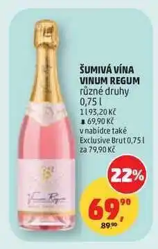 Penny Market Šumivá vína Vinum Regum nabídka
