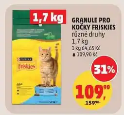 Penny Market GRANULE PRO KOČKY FRISKIES nabídka