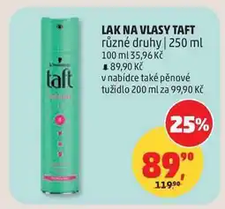 Penny Market LAK NA VLASY TAFT nabídka