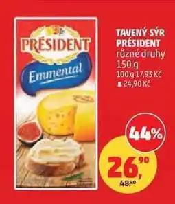 Penny Market TAVENÝ SÝR PRÉSIDENT nabídka