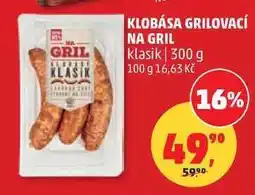 Penny Market KLOBÁSA GRILOVACÍ NA GRIL nabídka