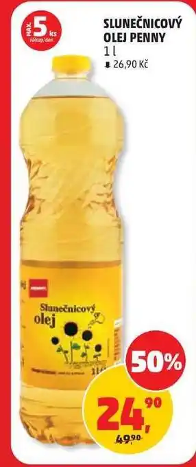 SLUNEČNICOVÝ OLEJ PENNY