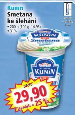 Norma Kunín Smetana ke šlehání nabídka