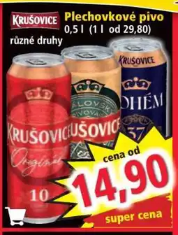 Norma Plechovkové pivo nabídka