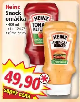 Norma Heinz Snack omáčka nabídka