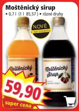 Norma MOŠTĚNICKÝ SIRUP nabídka