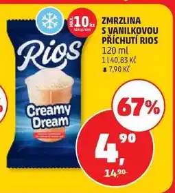 Penny Market ZMRZLINA S VANILKOVOU PŘÍCHUTÍ RIOS nabídka