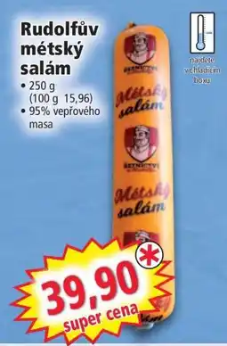 Norma Rudolfův městský salám nabídka