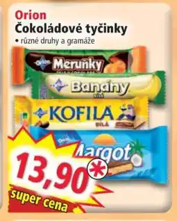 Norma Orion čokoládové tyčinky nabídka