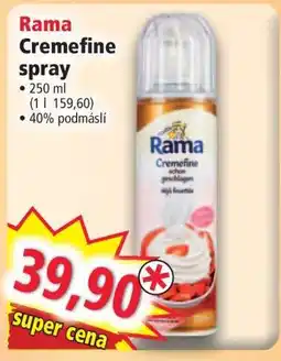 Norma Rama Cremefine spray nabídka