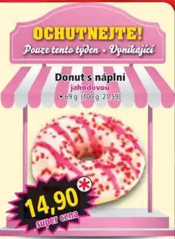 Norma Donut s náplní jahodovou nabídka