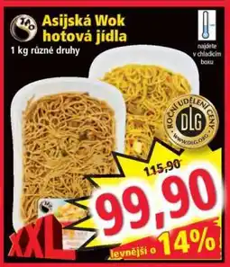Norma Asijská Wok hotová jídla nabídka