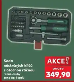 Kaufland Sada nástrčných klíčů s otočnou ráčnou nabídka