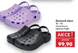 Kaufland GUMOVÁ OBUV nabídka