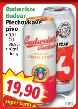 Norma Budweiser Budvar nabídka