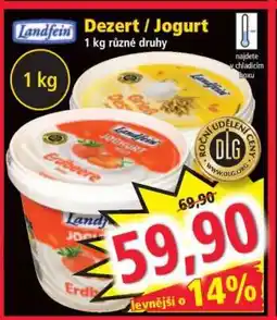 Norma Landfein Dezert / Jogurt nabídka
