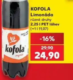 Kaufland KOFOLA Limonáda nabídka