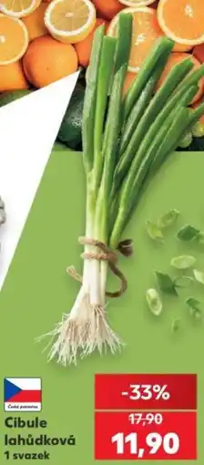 Kaufland Cibule lahůdková nabídka