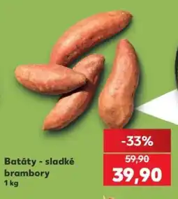 Kaufland Batáty - sladké brambory nabídka