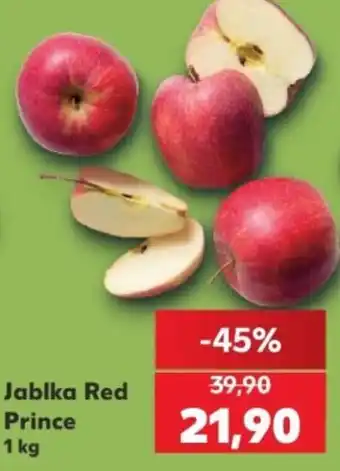 Kaufland Jablka Red Prince nabídka