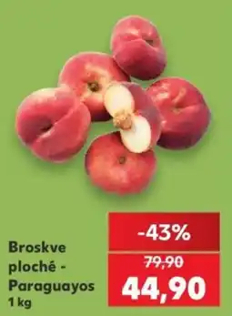 Kaufland Broskve ploché - Paraguayos nabídka