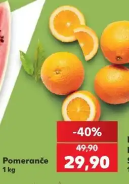 Kaufland Pomeranče nabídka