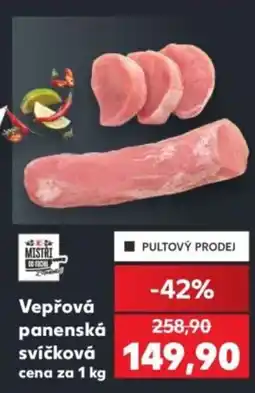 Kaufland Vepřová panenská svíčková nabídka