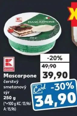 Kaufland Mascarpone nabídka