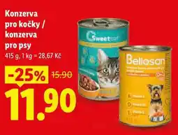 Lidl Konzerva pro kočky/konzerva pro psy nabídka