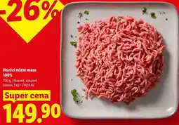 Lidl Hovězí mleté maso 100% nabídka