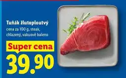 Lidl Tuňák žlutoploutvý, cena za nabídka