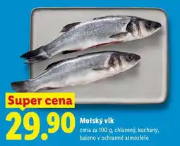 Lidl Mořský vlk, cena za nabídka