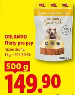 Lidl ORLANDO Filety pro psy nabídka