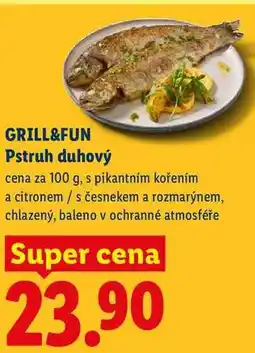 Lidl GRILL&FUN Pstruh duhový, cena za nabídka