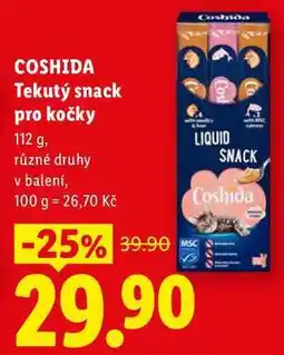 Lidl COSHIDA Tekutý snack pro kočky nabídka