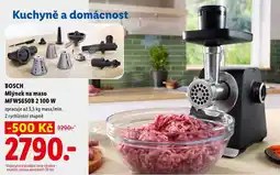 Lidl BOSCH Mlýnek na maso MFWS650B 2 100 W nabídka
