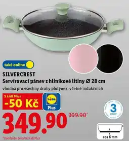 Lidl SILVERCREST Servírovací pánev z hliníkové litiny pr. 28 cm nabídka