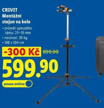Lidl CRIVIT Montážní stojan na kolo nabídka