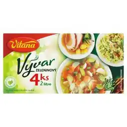 Lidl Vitana vývar 112g, vybrané druhy nabídka